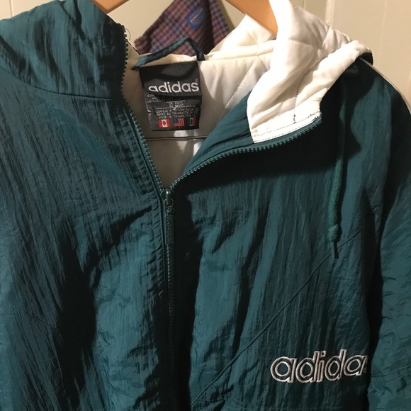 green adidas jacket vintage